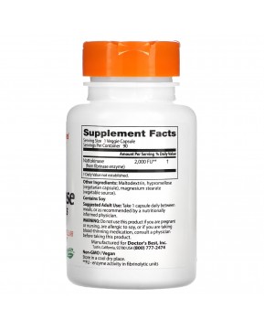 Doctor's Best, наттокиназа, 2000 FU, 90 вегетарианских капсул